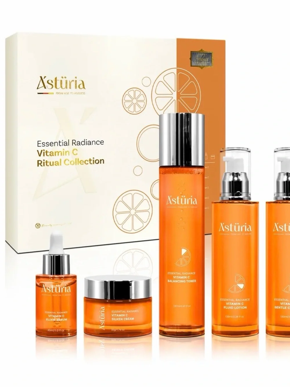 Luxury Skin Care Asturia Essential Radiance Vitamin C Skincare Set MSRP: $5,500